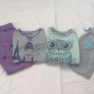 Steve Girls’ Pajama Set, M (10/12), bundle of 2
